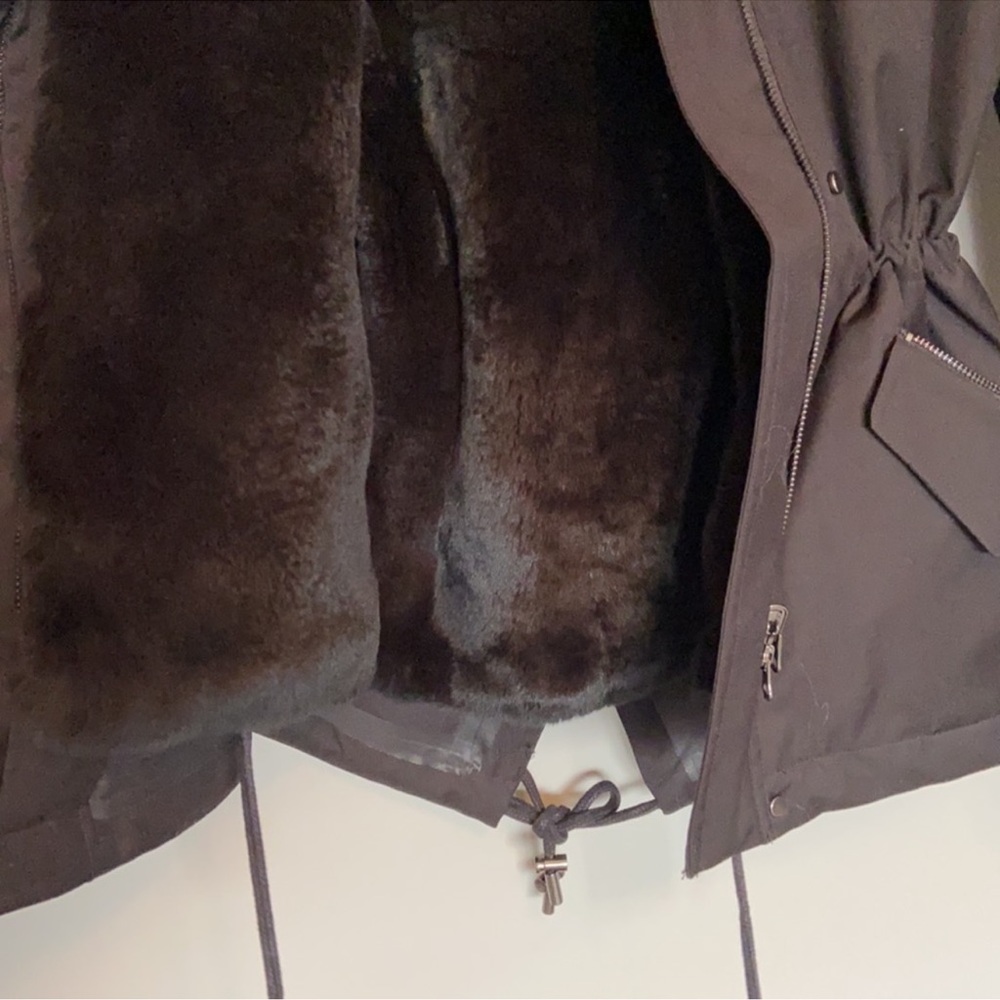 🎉HOST PICK🎉 NEW Intuition Paris Renard Fox Fur Parka  | FR34 = US2 - Picture 9 of 16